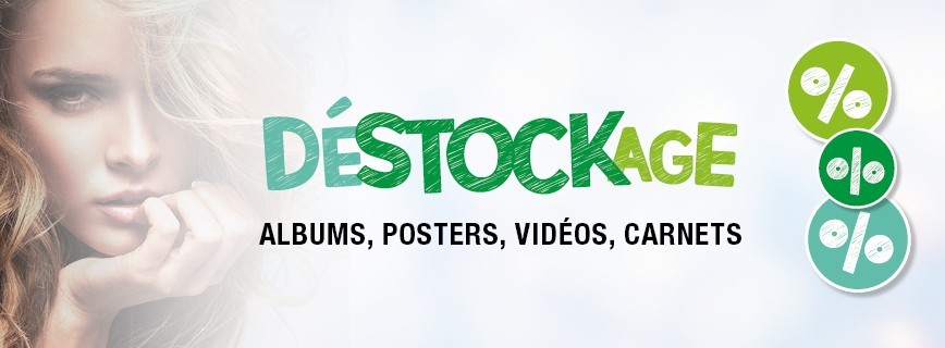 Déstockage Albums, Posters, Vidéos, Carnets